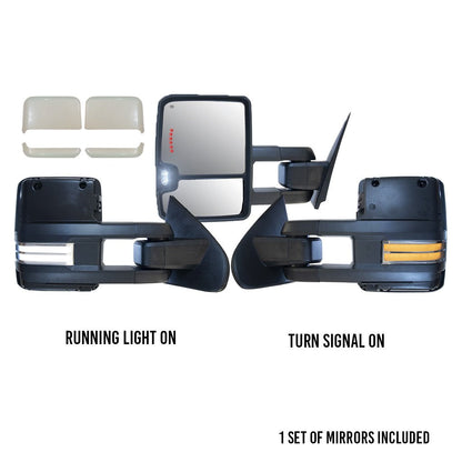 GM Style Dodge Ram 2500/3500 Tow Mirrors (2019-2022) - Style 2