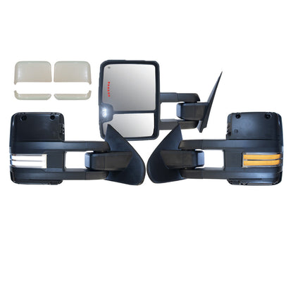 GM Style Dodge Ram 2500/3500 Tow Mirrors (2003-2009) - Style 2