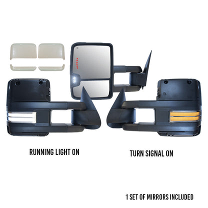 2015-2020 GM SUV Tow Mirrors (Tahoe, Yukon, Suburban)