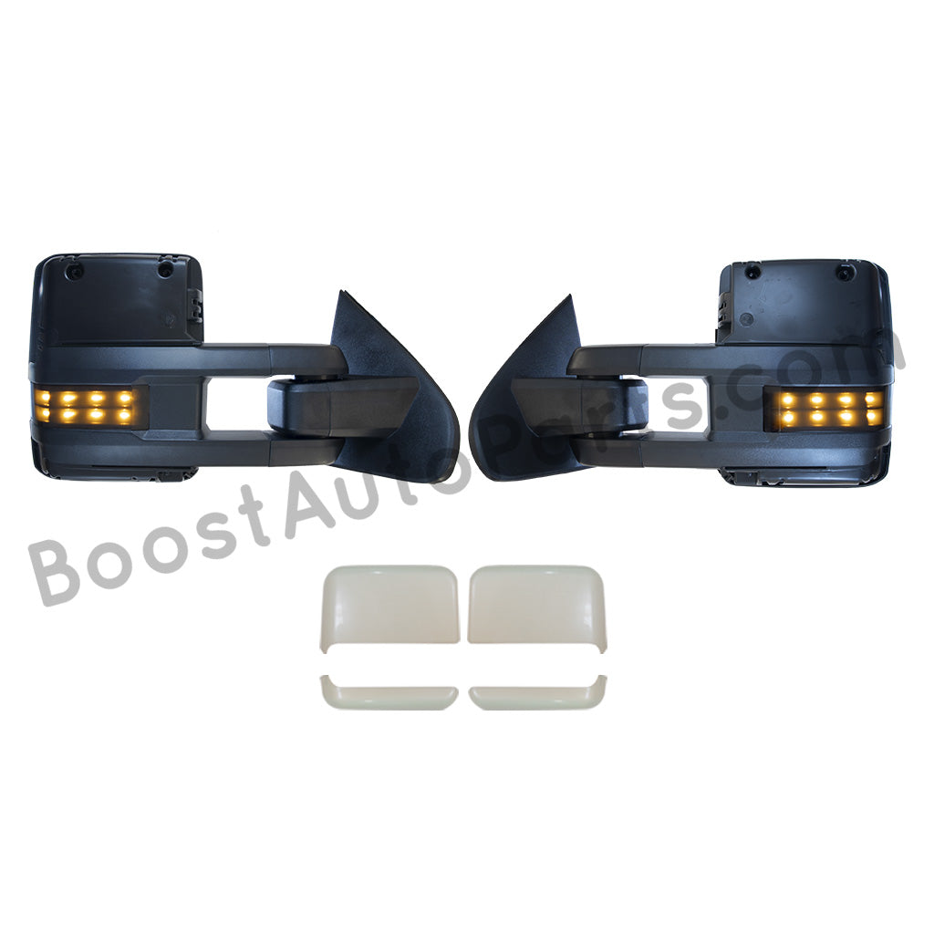 GM Style Dodge Ram 2500/3500 Tow Mirrors (2010-2018) - Style 2