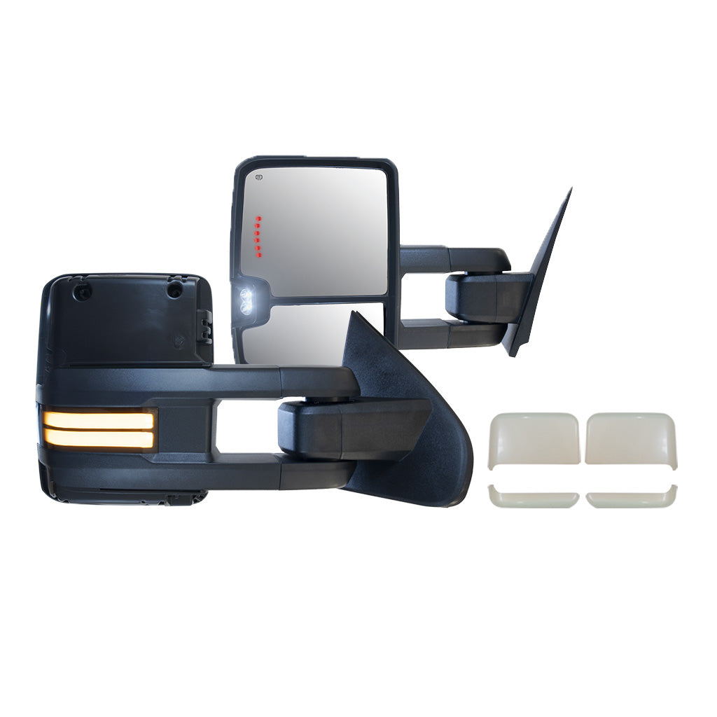 GM Style Dodge Ram 2500/3500 Tow Mirrors (2010-2018) - Style 2
