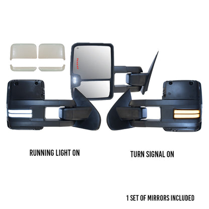 GM Style Dodge Ram 1500 Tow Mirrors (2009-2018) - Style 2