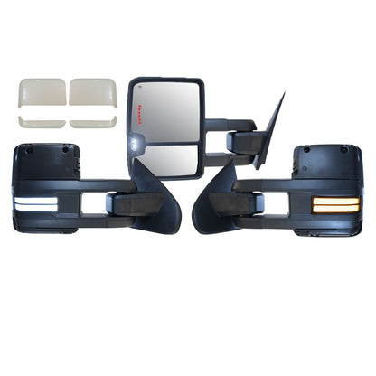 GM Style Dodge Ram 2500/3500 Tow Mirrors (2010-2018) - Style 2