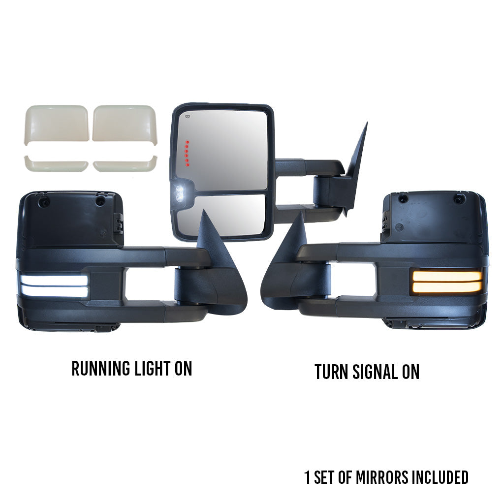 2015-2020 GM SUV Tow Mirrors (Tahoe, Yukon, Suburban)
