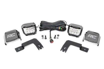 LED Light | Under Bed Mount | 3" Chrome Pair | Wide Angle | Polaris XPEDITION ADV 5 