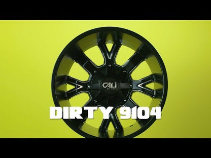 Cast Aluminum Wheels Dirty 9104 CH 22x14 Chrome Cali Offroad Wheels