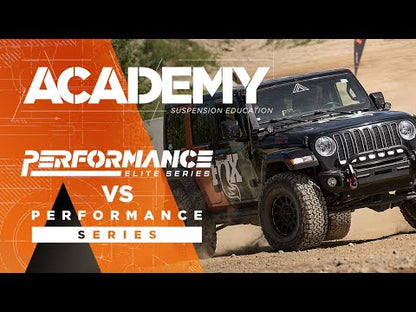 Shock Absorber 07-18 Jeep Wrangler JK Front 2.5 Truck Performance Elite Series Remote Reservoir 2.5-4 Inch Lift Dual Speed Compression Kit FOX