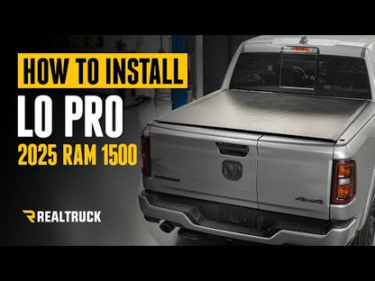 Lo Pro Tonneau Cover Black 2020-2027 Jeep Gladiator with or without Trail Rail System Truxedo
