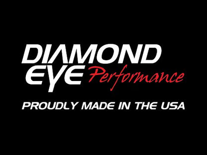 RAM Exhaust Dual Split Rear 2014 RAM 2500 CC Short Box 4 Door 4 Inch DPF Back Dual Stainless Diamond Eye