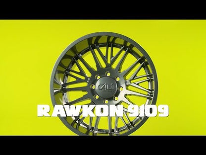 Cast Aluminum Wheels Rawkon 9109 SL 22x12 Graphite Cali Offroad Wheels