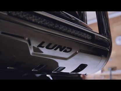 5 Inch Oval Curved Nerf Bars Black 2015-2018 Colorado/Canyon Extended Cab Lund