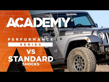 Shock Absorber 97-06 Jeep Wrangler TJ & 84-04 Jeep Cherokee Front Performance Series 2.0 Remote Reservoir 10.1 Inch 3-4.5 Inch & 2-3.5 Inch Lift FOX