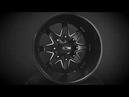 Cast Aluminum Wheels 181 SB 17x9 Satin Black ION Wheels