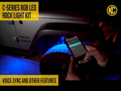 C-Series RGB LED Multi-Use Flood 6 Light System KC HiLiTES