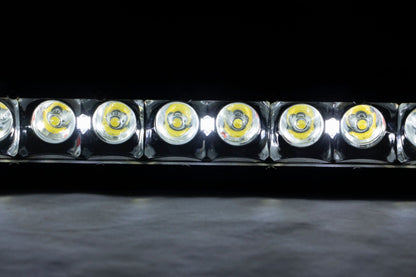 30 Inch Black Series LED Light Bar | Curved | Single Row | Cool White DRL