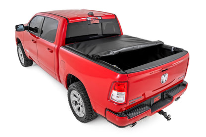 Soft Roll Up Bed Cover | 5'7" Bed | No Rambox | Ram 1500 (19-26)/1500 TRX (21-24) 