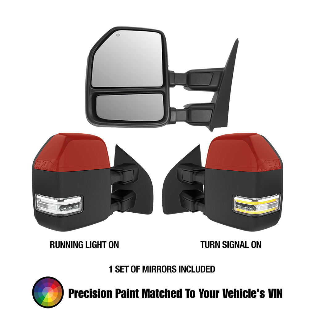 Ford F250/F350/F450/F550 Superduty (2002-2007) New Style Tow Mirrors