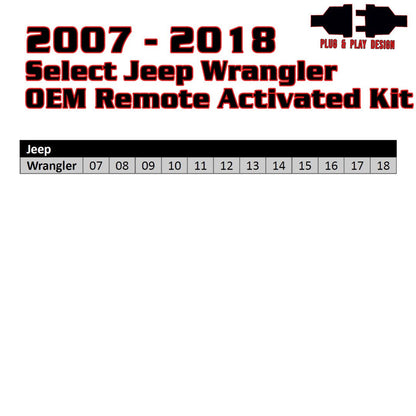 Remote Start For 2007-2018 Jeep Wrangler JK - Includes (2) Long Range Remote FOBS