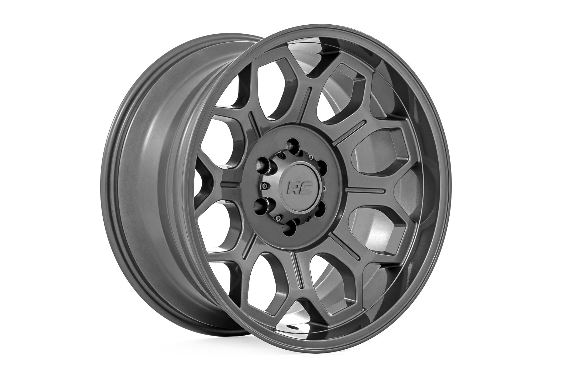 Rough Country 77 Series Wheel | One-Piece | Gunmetal Gray | 20x9 | 6x5.5 | +18mm