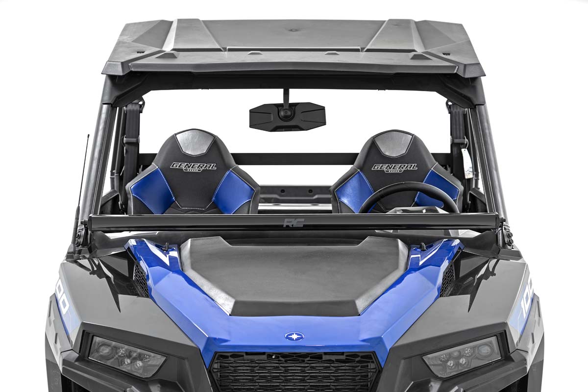 LED Light Kit | Lower Windshield | 50" Black Single Row | White DRL | Polaris General XP 4 1000 