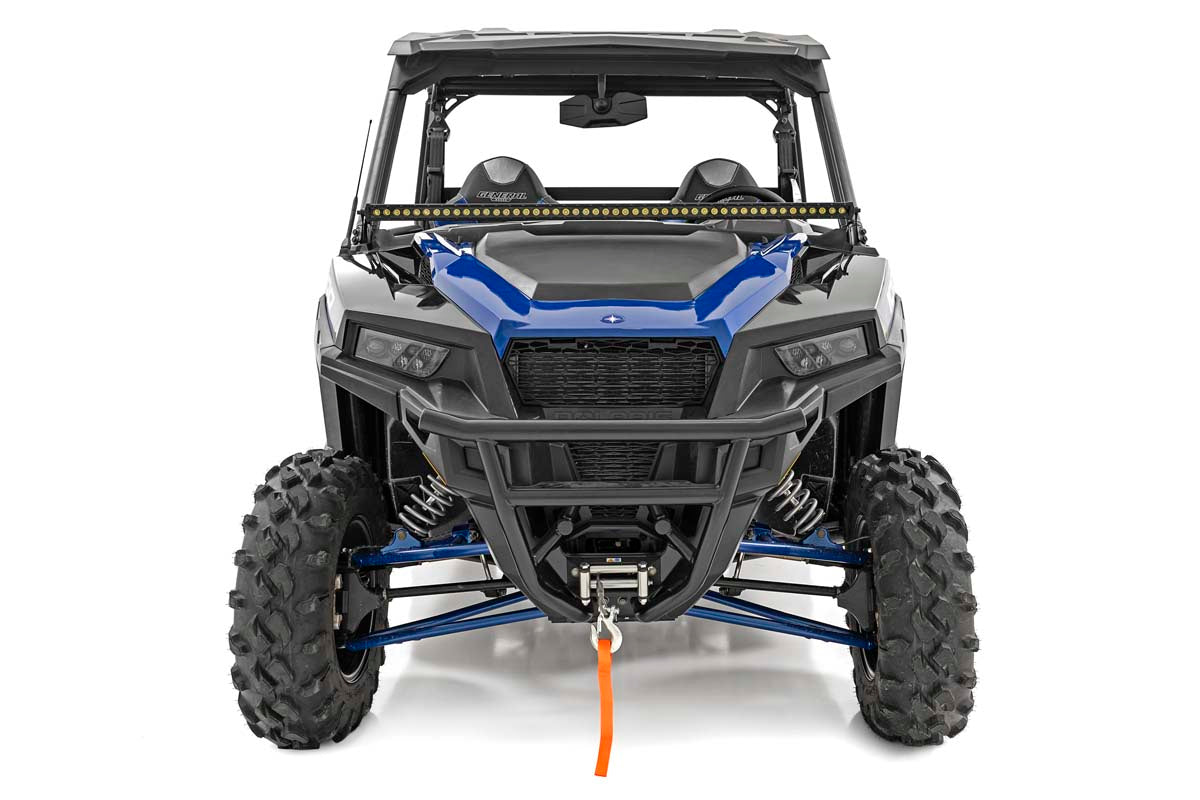 LED Light Kit | Lower Windshield | 50" Black Single Row | Polaris General XP 4 1000 