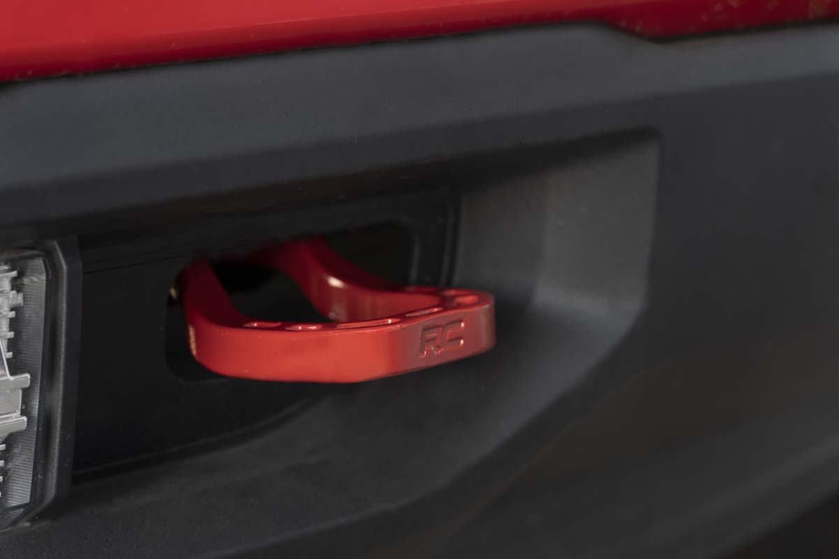 Tow Hooks | Forged | Red | Chevy Silverado 1500 2WD/4WD (2019-2022)