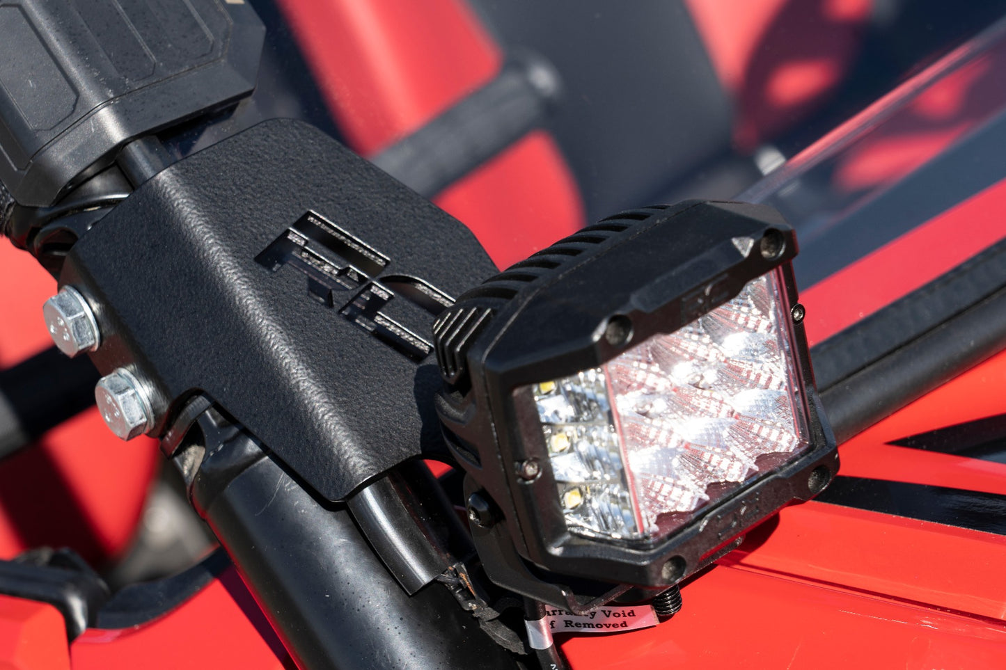 LED Light Kit | Cage Mount | 2" Chrome Pair | Wide Angle | Honda Talon 1000 