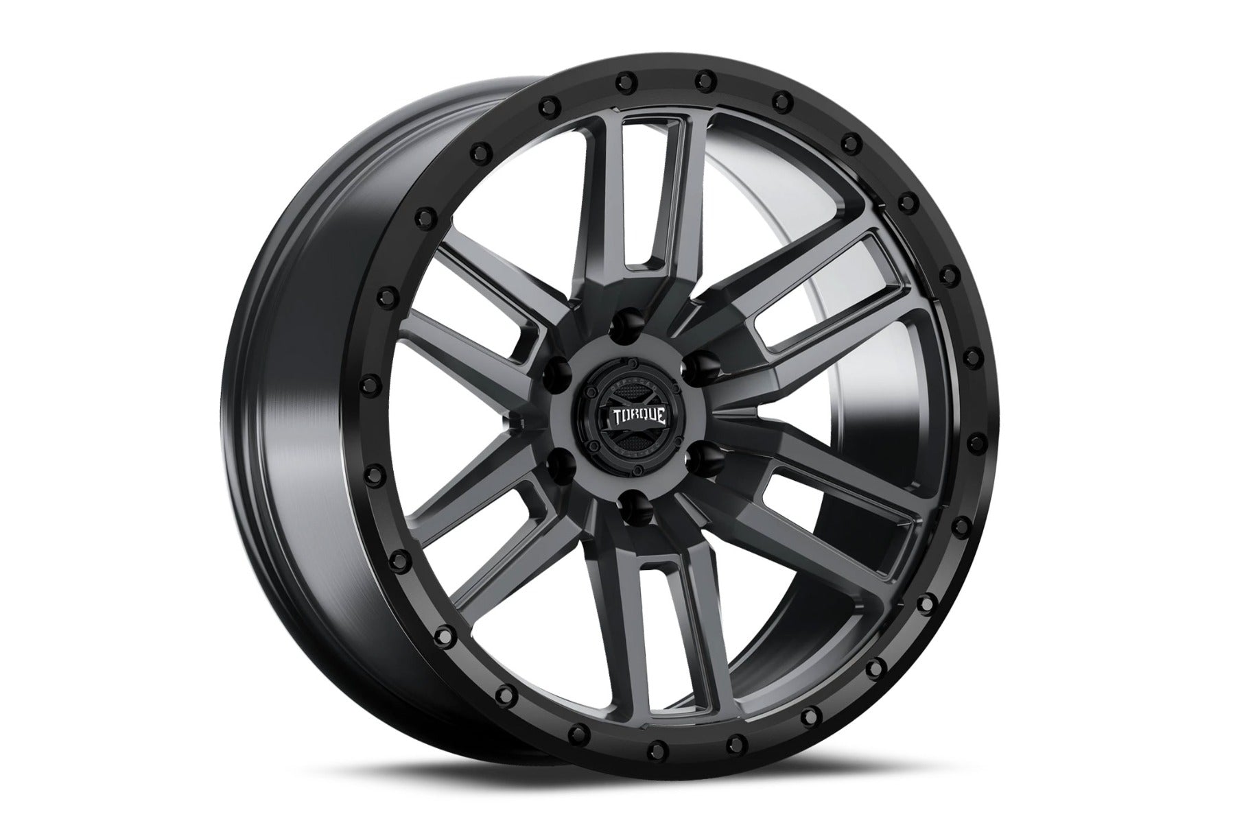 Torque Pritchett | Anthracite w/Black Lip | 18x9 | 6x5.5 | -12mm