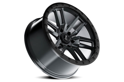 Torque Pritchett | Anthracite w/Black Lip | 17x9 | 6x5.5 | 0mm