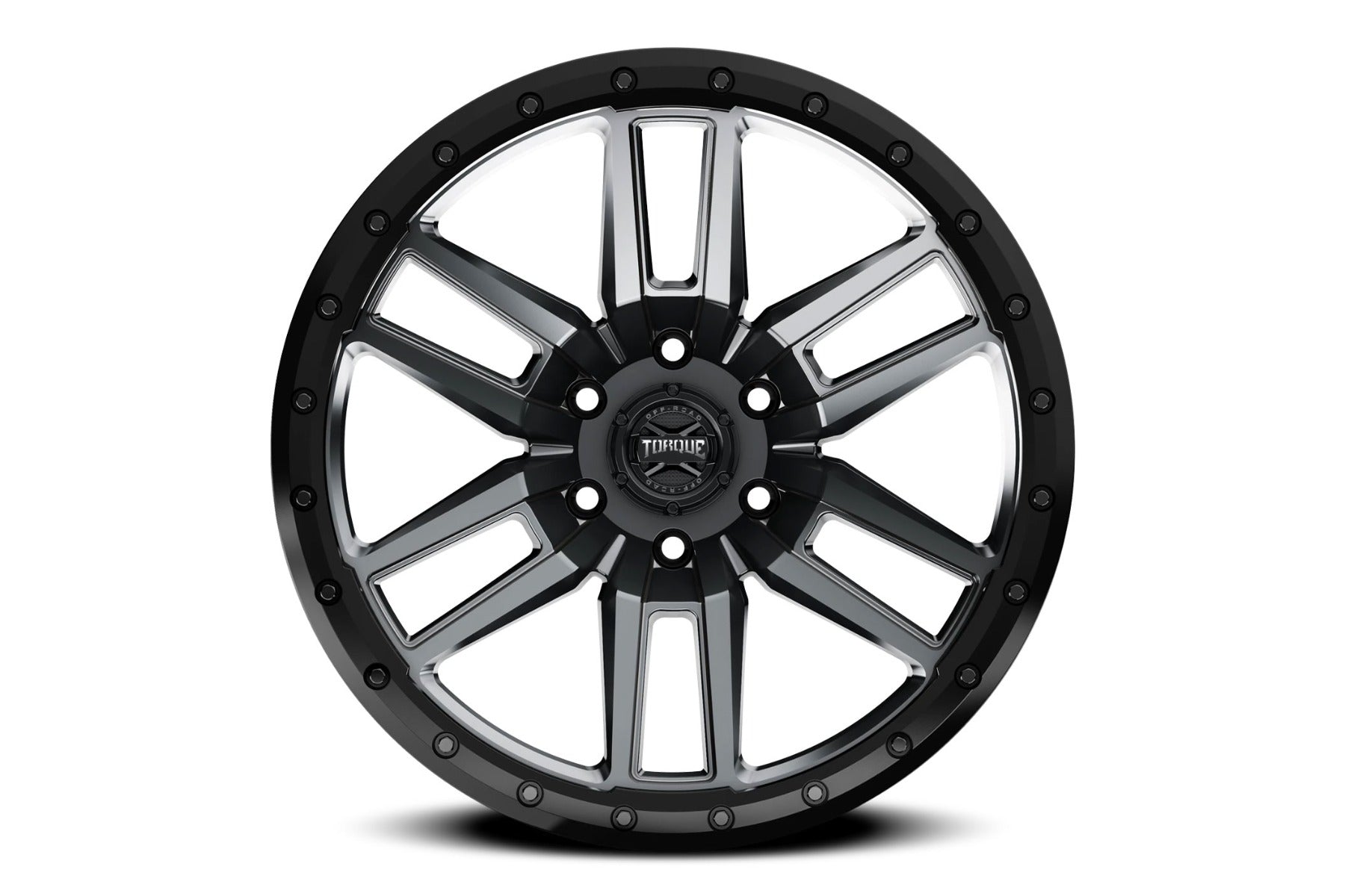 Torque Pritchett | Anthracite w/Black Lip | 18x9 | 6x5.5 | -12mm
