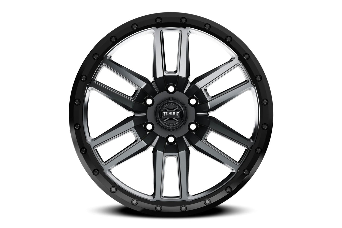 Torque Pritchett | Anthracite w/Black Lip | 17x9 | 6x5.5 | 0mm
