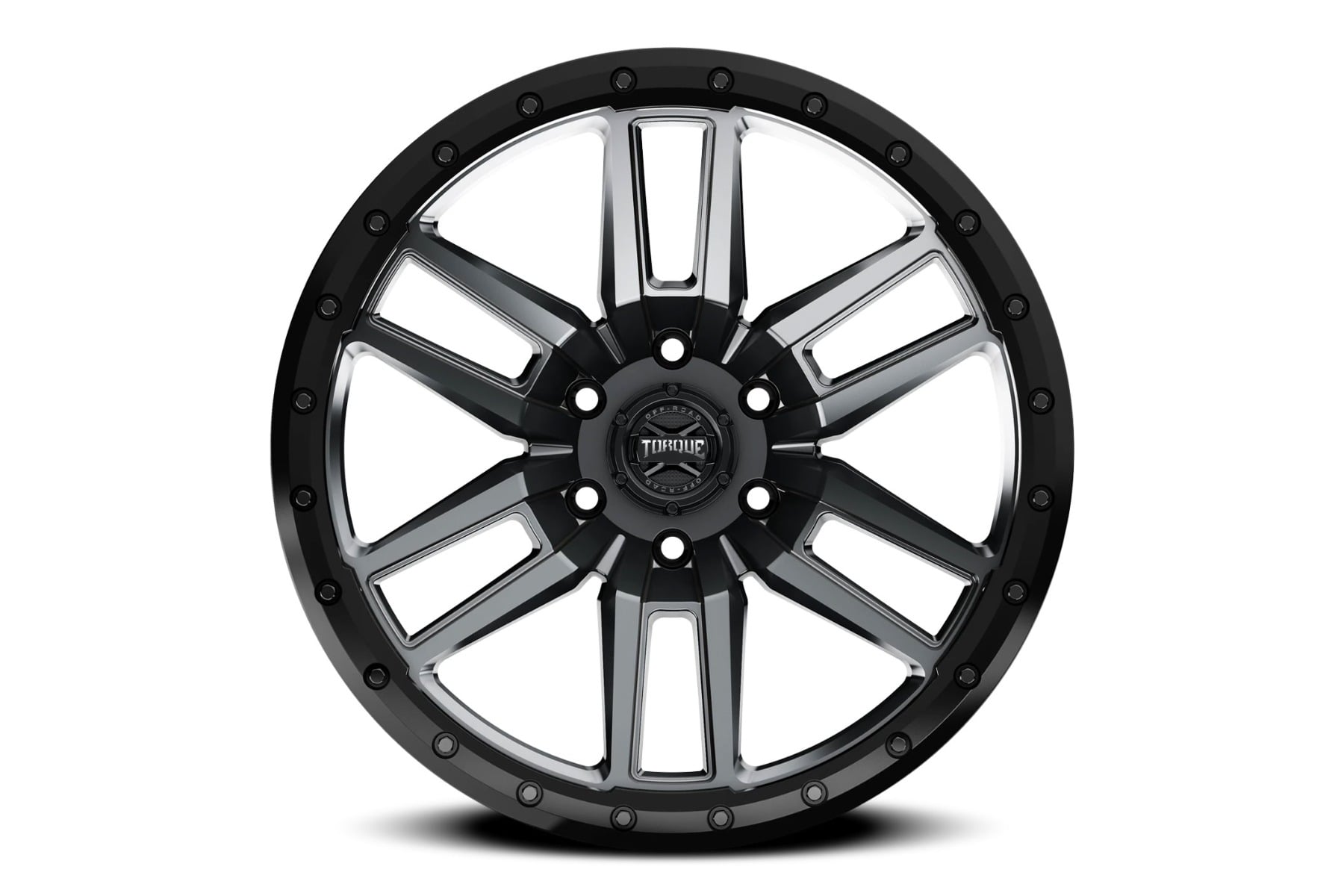 Torque Pritchett | Anthracite w/Black Lip | 17x9 | 6x5.5 | 0mm
