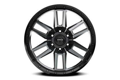 Torque Pritchett | Anthracite w/Black Lip | 17x9 | 6x5.5 | 0mm
