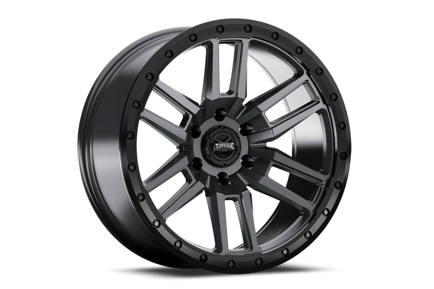 Torque Pritchett | Anthracite w/Black Lip | 17x9 | 6x5.5 | 0mm
