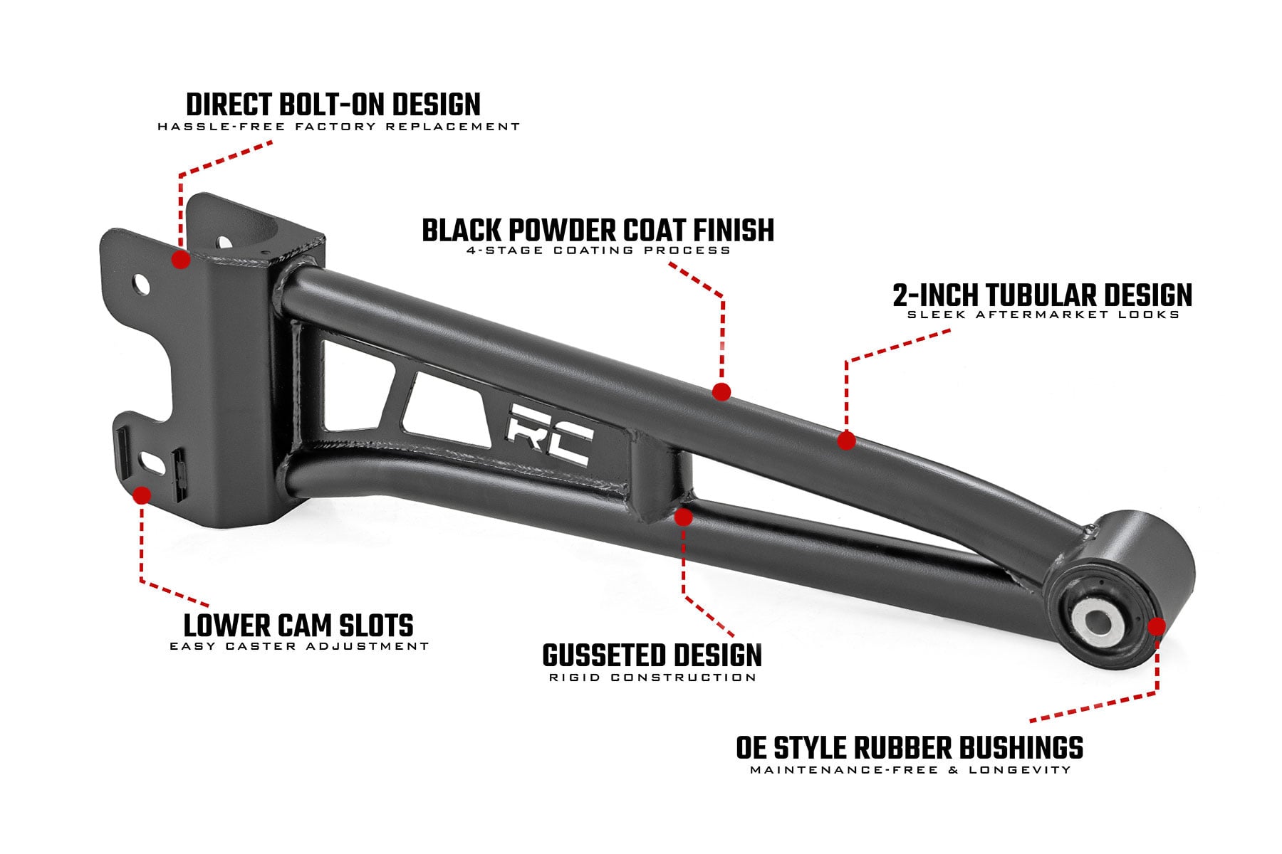 Radius Arm Upgrade | Ford F-250/F-350 Super Duty 4WD (2023-2026)