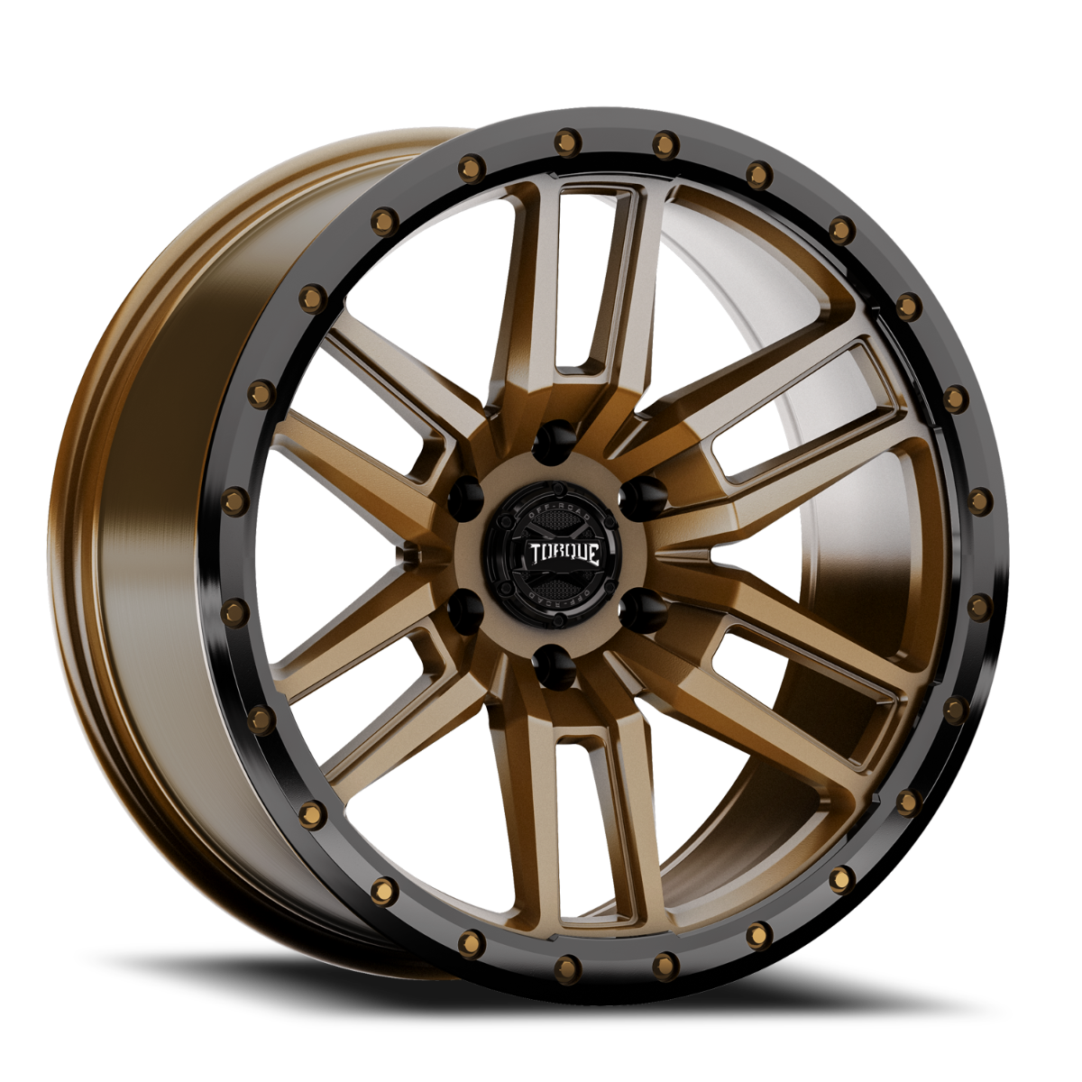 Torque Pritchett | Bronze w/Black Lip | 17x9 | 6x5.5 | 0mm
