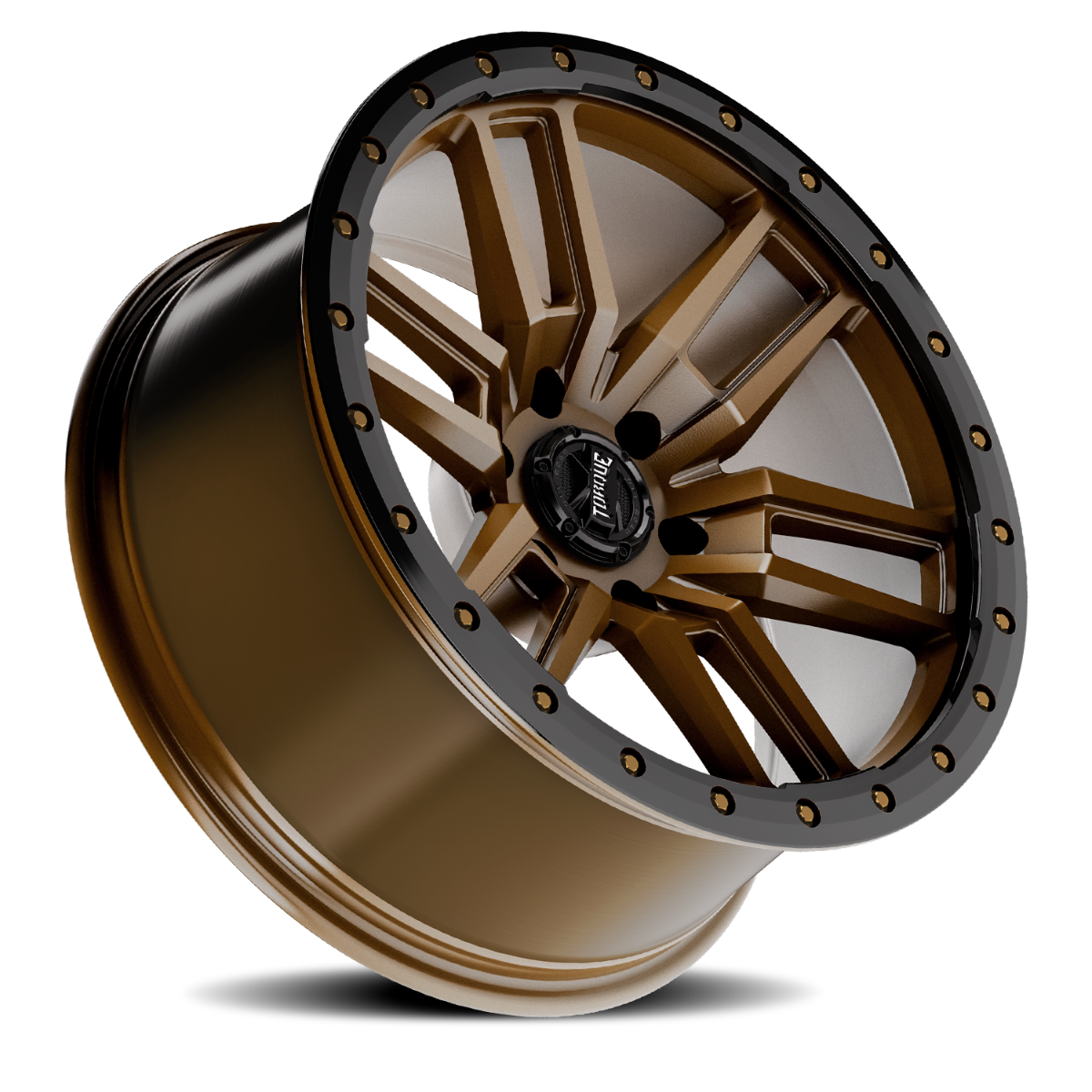Torque Pritchett | Bronze w/Black Lip | 17x9 | 6x5.5 | 0mm