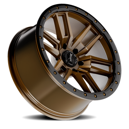 Torque Pritchett | Bronze w/Black Lip | 17x9 | 6x5.5 | 0mm