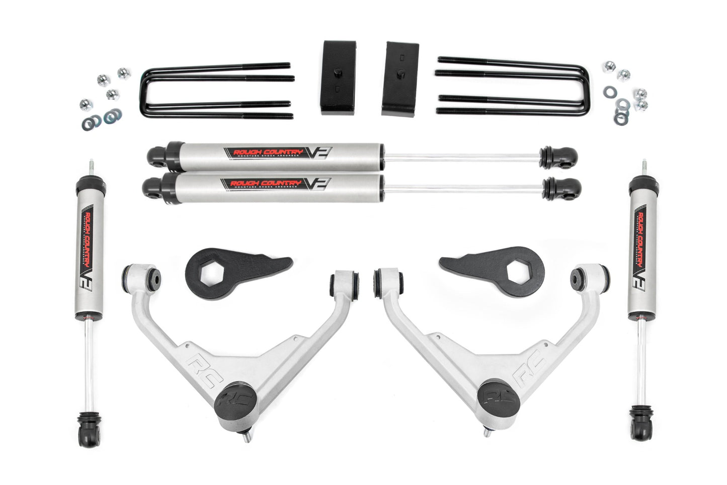 3 Inch Lift Kit | V2 | FK/FF | Chevy/GMC 2500HD/3500HD/Suburban 2500/Yukon XL 2500 (01-10)