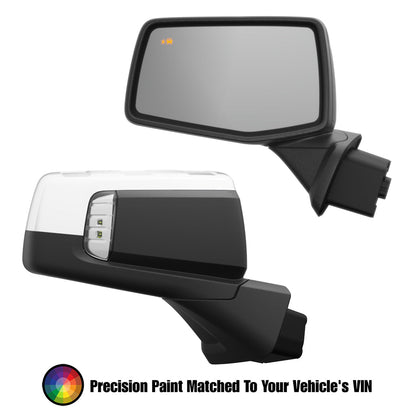 2019-2026 Chevy Silverado 1500 Power Folding Small Sport Mirrors
