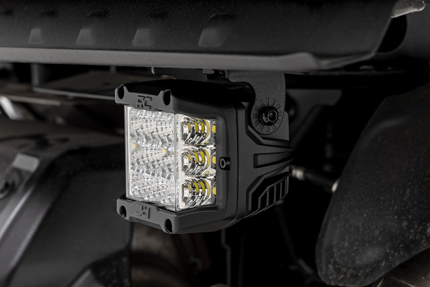 LED Light | Under Bed Mount | 3" Chrome Pair | Wide Angle | Polaris XPEDITION ADV 5 